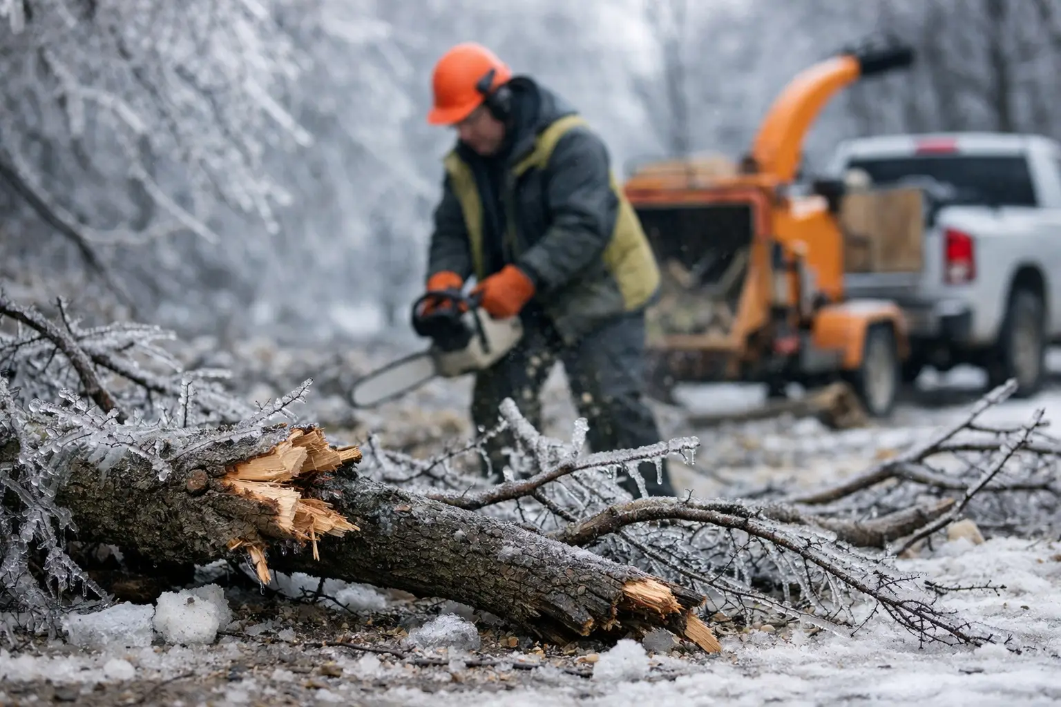 Ice Storm Tree Cleanup: What to Do First