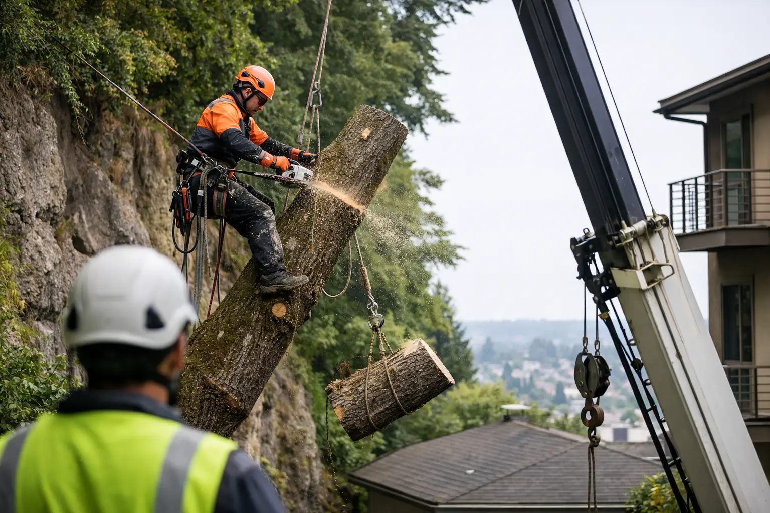What Difficult Access Tree Removal Takes